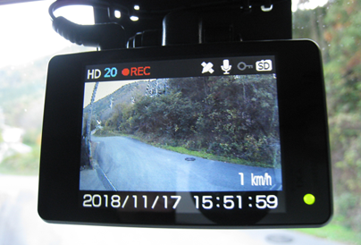 バックアイカメラの画像