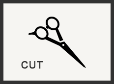 Logoのカットはお客様１人1人の顔や頭の形に合わせたヘアスタイルをご提案させて頂きます。またヘアドネーションを希望されるお客様には通常のカット料金でヘアドネーションカットもさせて頂きます。